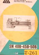 Tos-TOS S28, Center Lathe Operations and Parts DRawings Manual 1963-S28-06